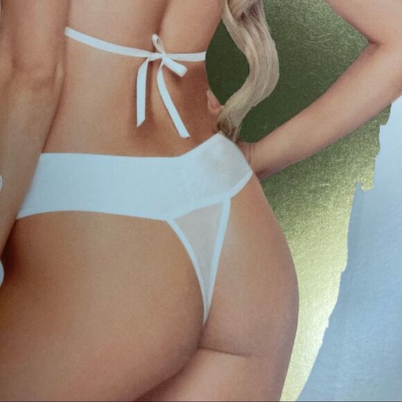 PENTHOUSE Bodysuit Chemise,High‎ neck Keyhole playsuit, Size Small/Medium NEW - Picture 2 of 10